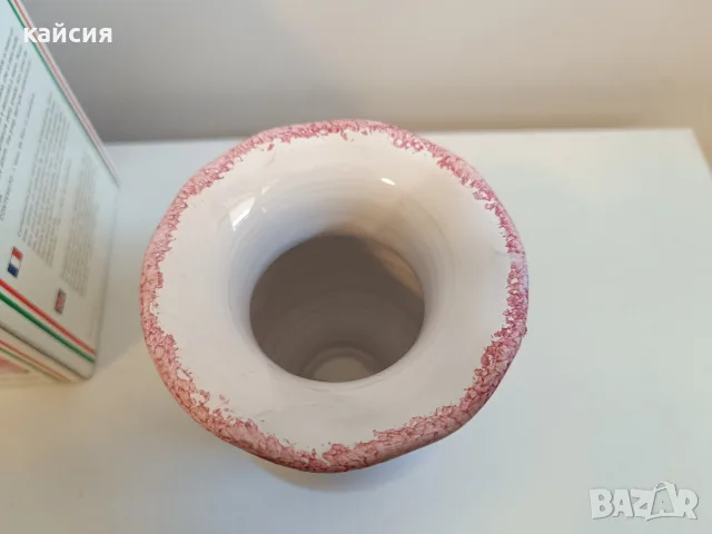 Винтидж италианска ваза Ceramica Patronelli , снимка 3 - Вази - 55512936