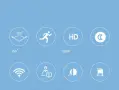 Висококачествена безжична мини IP камера, за домашна употреба с магнитна стойка  , снимка 14