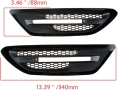 За BMW 5 Серия F10 M5 2011-2016, 2 бр тунинг решетки за странични вентилационни отвори калници, снимка 2