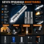 Мощен акумулаторен фенер прожектор YEMAO White Laser 1000 лумена 400 м USB-C Power Bank и къмпинг ла, снимка 8