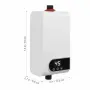 Проточен бойлер 3500W с дигитален дисплей – Моментална топла вода без чакане, снимка 8