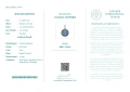 Сребърна висулка с натурални Teal Сапфири VVS от Шри Ланка със сертификат , снимка 4