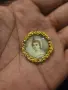 Автентична френска златна брошка 18К с миниатюрен портрет и перли, ХІХ век Лимоново злато ,, снимка 8