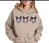 Санрио Kuromi Куроми sanrio лист малки щампа термо апликация картинка за дреха блуза чанта , снимка 5
