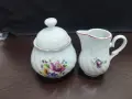Стар български порцелан заханица и латиера , снимка 2
