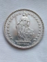 UNC Монета 2 Швейцарски Франка 2010 Швейцария , снимка 2