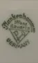 Винтидж декоративно порцеланово плато Plankenhammer Floss Bavaria – 1950-те години, снимка 3