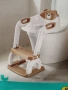 Детска седалка за тоалетна чиния със стълбичка Мече 2 в 1 Home Creation Kids., снимка 1