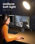 Смарт LED осветителна лампа за бюро/студио с регулируемо рамо и кръгла глава (за домашен офис) 10.2", снимка 9