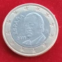 Една много странна Испанска монета от 1Евро 2011г., снимка 18