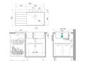 Графит гранитна кухненска мивка Сидни 900-60 Ergo Multilevel 900х500 мм, снимка 2