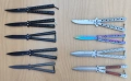 Сгъваем нож пеперуда /Butterfly Knife/-3 модела  , снимка 12