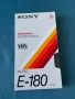 Чисто нова неразпечатана празна видеокасета VHS SONY E-180, снимка 1