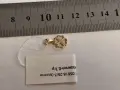Златна виуслка Детелина 0,70гр., снимка 1
