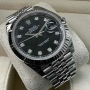 Rolex Datejust 41mm Steel Black Dial Diamond Automatic Мъжки / Унисекс Различни Варианти, снимка 5