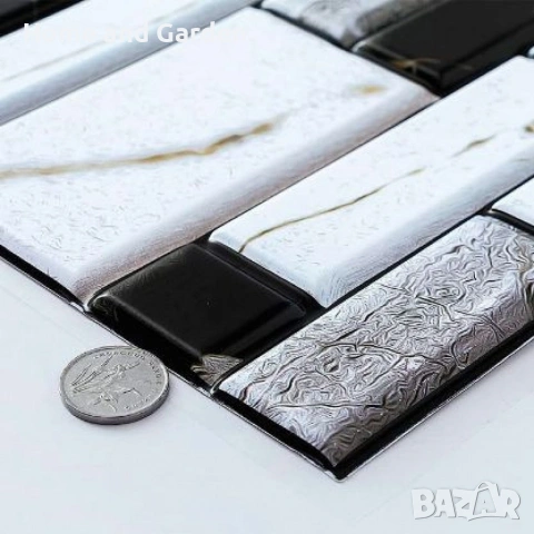 Самозалепващи 3D стикери за стена – Имитация на мрамор, 30x30 см (10 броя), снимка 6 - Декорация за дома - 54027644