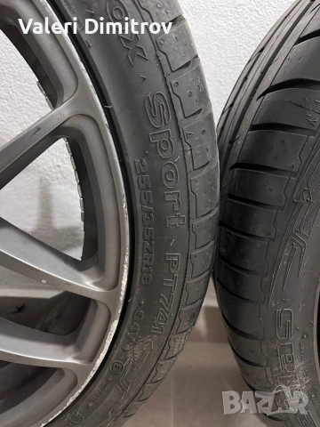 Летни гуми PETLAS 225/40R18, 255/35/R18 DOT25 с джанти, снимка 3 - Гуми и джанти - 54168806