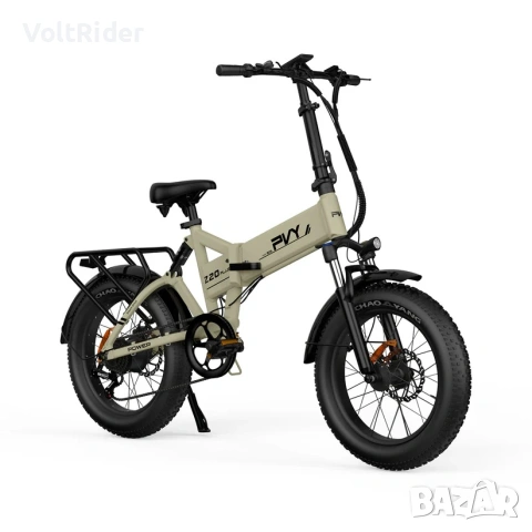 Сгъваемо електрическо колело PVY Z20 Plus 1000W 48V 16.5Ah, снимка 4 - Велосипеди - 48407542