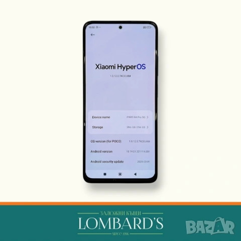 Xiaomi Poco 256 GB 12 RAM, N: 535822, снимка 2 - Xiaomi - 54562187
