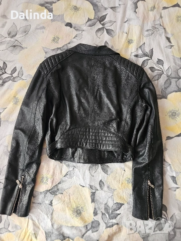 Късо якенце от естествена кожа , снимка 5 - Якета - 54353629