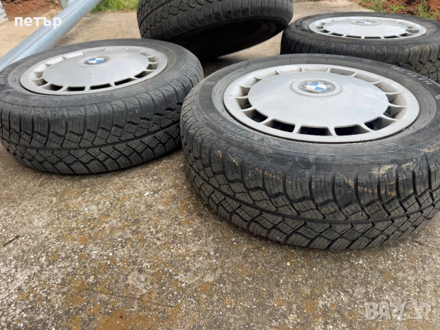 Джанти със зимни гуми 14 / 4x100 bmw e30, снимка 2 - Гуми и джанти - 55269598