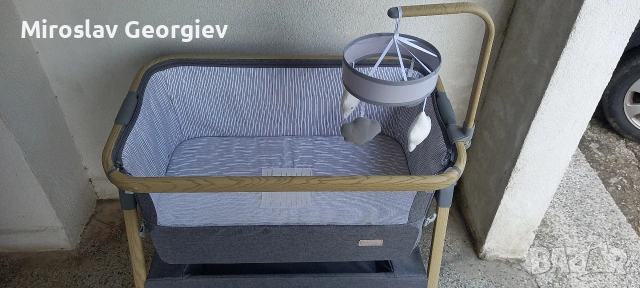 Бебешка кошара/люлка 2 в 1 – отлично състояние, снимка 3 - Кошарки - 54806903