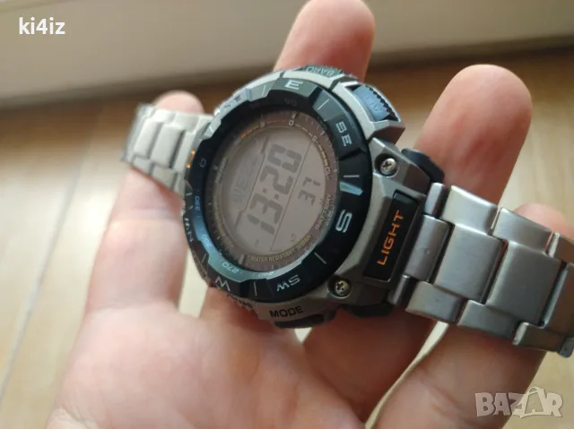 CASIO Pro Trek Solar Titanium PRG-340T-7ER, снимка 5 - Мъжки - 55376439