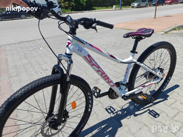 PA Алуминиев велосипед 27.5" HUNTER LADY бял, снимка 6 - Велосипеди - 54493531