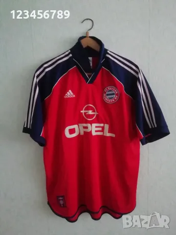 Bayern Munich Scholl Adidas оригинална тениска фланелка Байерн Мюнхен Шол екип ретро , снимка 2 - Тениски - 50730196