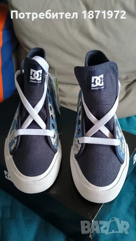 Продавам нови ,дамски кецове DC shoes , номер 38., снимка 9 - Кецове - 54366703