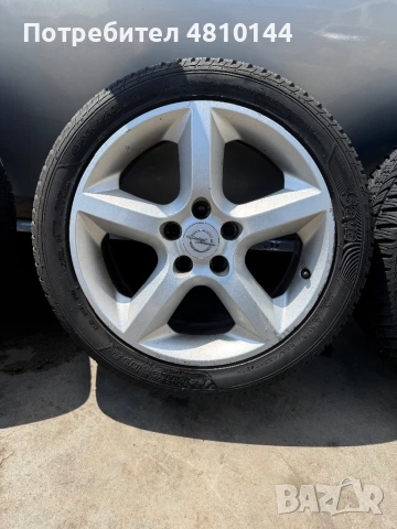 Продавам оригинални 17” джанти от Opel Astra H с гуми 225/45 R17 DOT 2022, снимка 3 - Гуми и джанти - 54683410