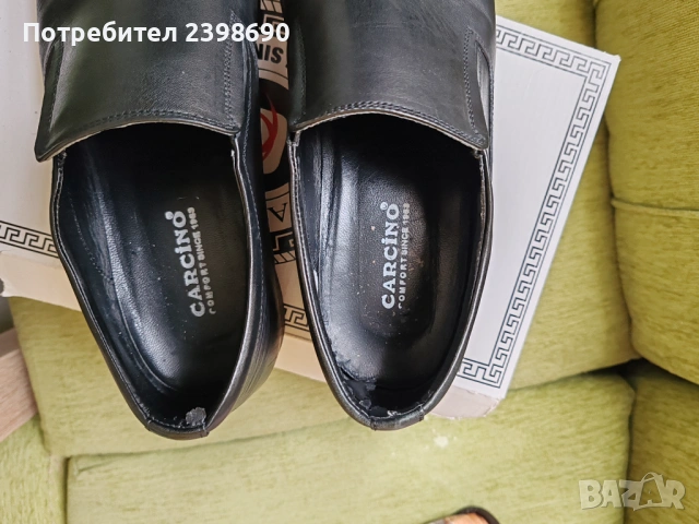Мъжки обувки от естествена кожа, снимка 4 - Мокасини - 54403502