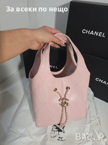 Chanel Basket Bag Дамска Розова Чанта От Телешка Кожа Код Brand Luxury Fashion40, снимка 10 - Чанти - 54961523