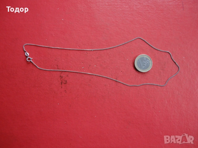 Сребърна верижка колие 55 