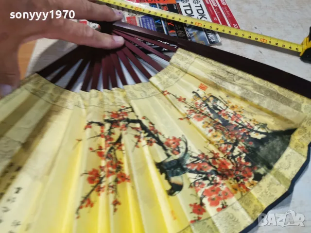 ВЕТРИЛО ОТ ФРАНЦИЯ 50СМ 2907261011, снимка 9 - Антикварни и старинни предмети - 55455307