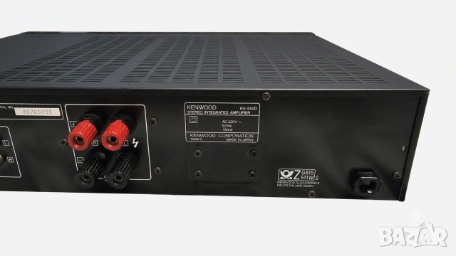 Kenwood KA-550D, снимка 5 - Ресийвъри, усилватели, смесителни пултове - 55245424