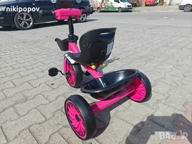 BYOX Триколка TWIDDLE розов, снимка 9 - Детски велосипеди, триколки и коли - 55440784