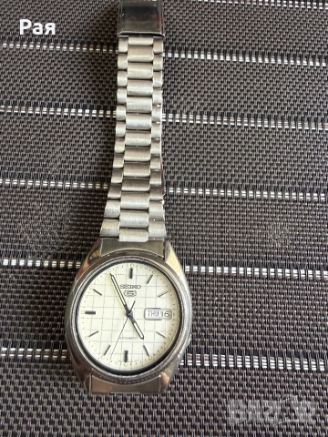 Seiko 5 автоматик, снимка 6 - Мъжки - 54218383