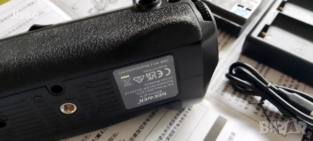 Grip + 2 батерии за Nikon Z6II и Z7II, снимка 5 - Батерии, зарядни - 54930746