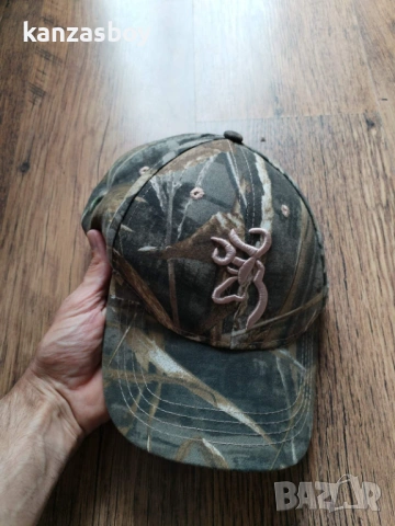  Browning Cap - камофлажна ловна шапка КАТО НОВА ЦЕНА - 17ЕВРО, снимка 2 - Шапки - 54742651