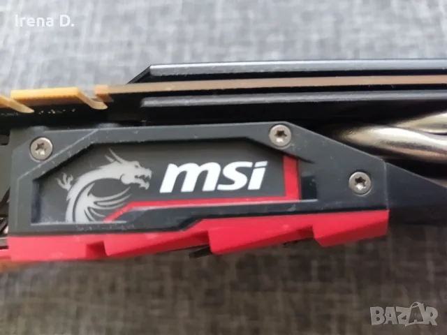 Видеокарта MSI GeForce GTX 1070 Ti GAMING 8G – Чудесно състояние, работи перфектно!, снимка 4 - Видеокарти - 55611073