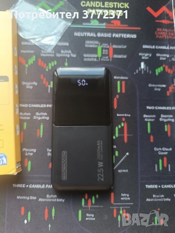Power Bank MAOMAOCON Fast Charge , снимка 3 - Външни батерии - 54583405
