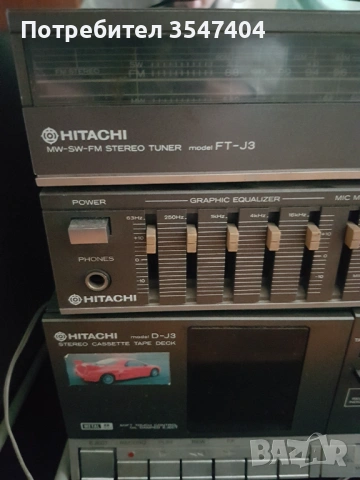Hitachi J3, снимка 2 - Радиокасетофони, транзистори - 54050821