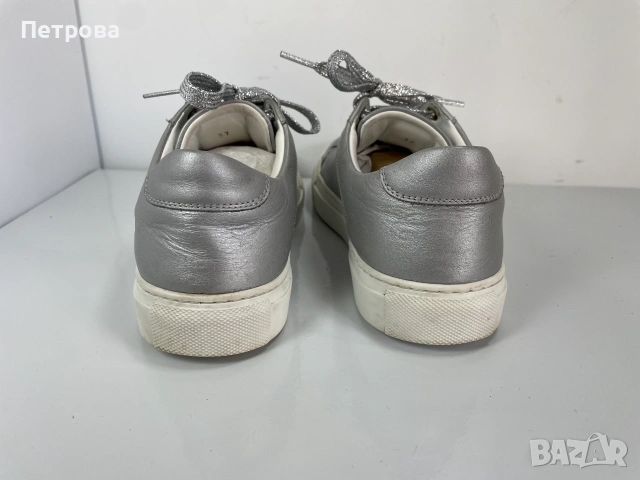 MCM Сиви кожени маратонки 37 Оригинал, снимка 6 - Маратонки - 55223528