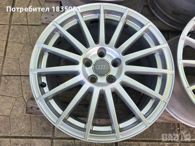 Лети джанти 18ки 5х112 Audi, снимка 5 - Гуми и джанти - 55080604