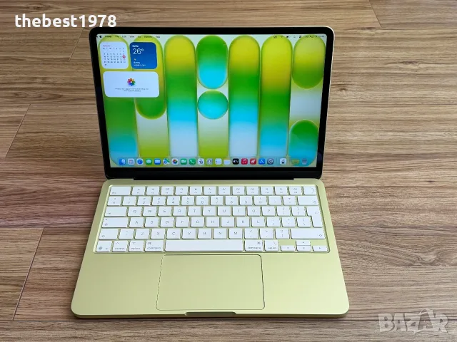 НОВ! MacBook NEO Citrus`512GB SSD/6-Core CPU/5-Core GPU/Гаранция 32 Месеца, снимка 2 - Лаптопи за работа - 55686423