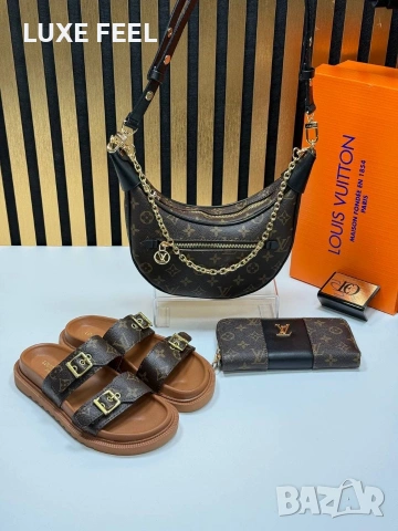 Louis Vuitton ⚜️Дамски Чехли 36-41н , снимка 9 - Чехли - 54220690