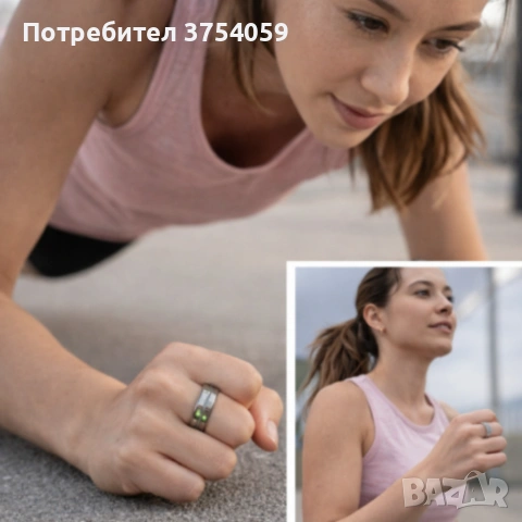 Smart пръстен–интелигентен тракер за здраве и активност в стилна форма, снимка 4 - Друга електроника - 55179513