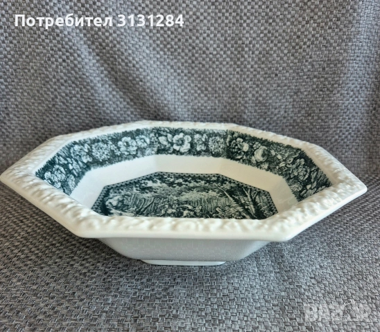 Винтидж салатна купа/чиния Villeroy & Boch "Burgenland" (Германия), снимка 7 - Чинии - 54758657