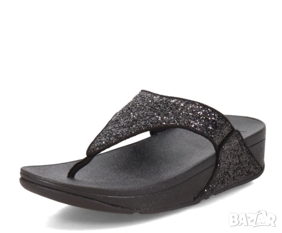 чехли Fitflop Lulu Glitter X03 Черни с блясък номер 39 